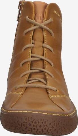 THINK! Lace-Up Ankle Boots in Brown