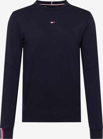 Tommy Sport Athletic Sweatshirt in Blue: front