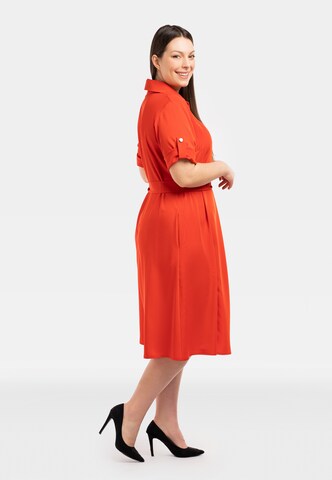 Karko Shirt Dress 'SILVIA' in Red