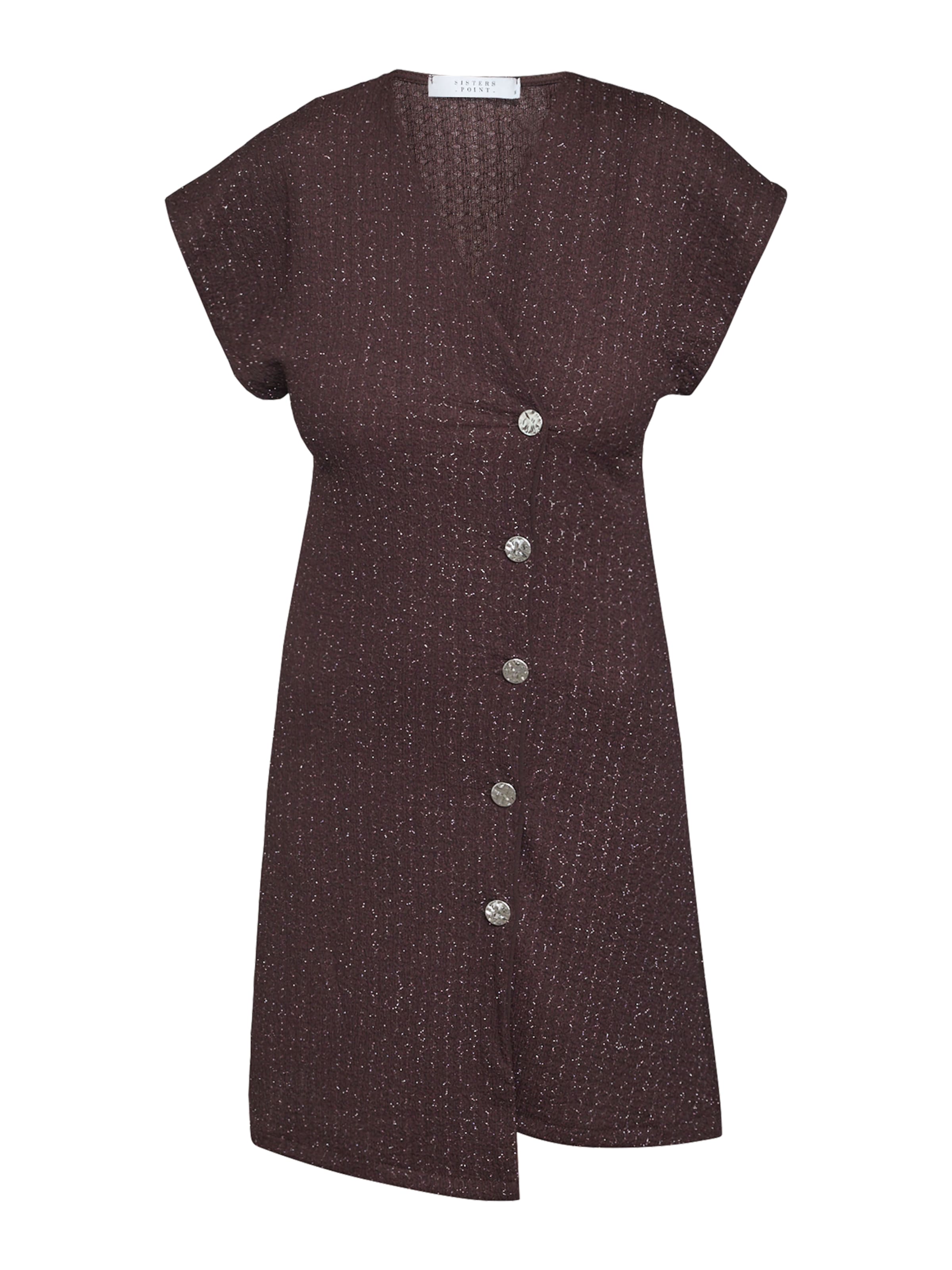Robe-chemise 'GEVELA' SISTERS POINT en marron : devant