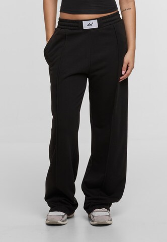 DEF Loosefit Hose 'Nice' in Schwarz: Vorderseite