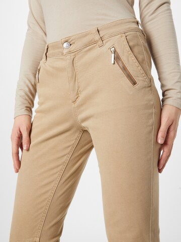 comma casual identity Slim fit Pants in Brown