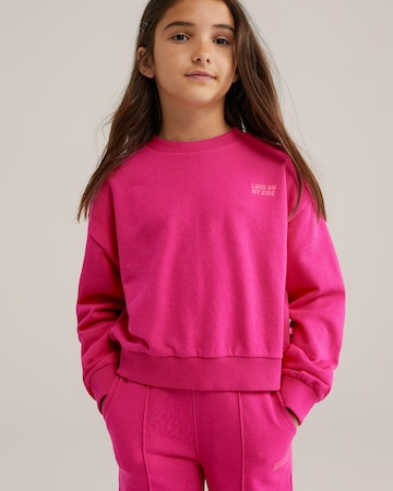 WE Fashion Sweatshirt i rosa