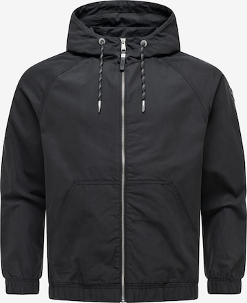 Veste mi-saison 'Roog' Ragwear en noir : devant