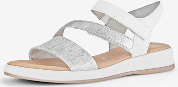 GABOR Sandals in Silver: front