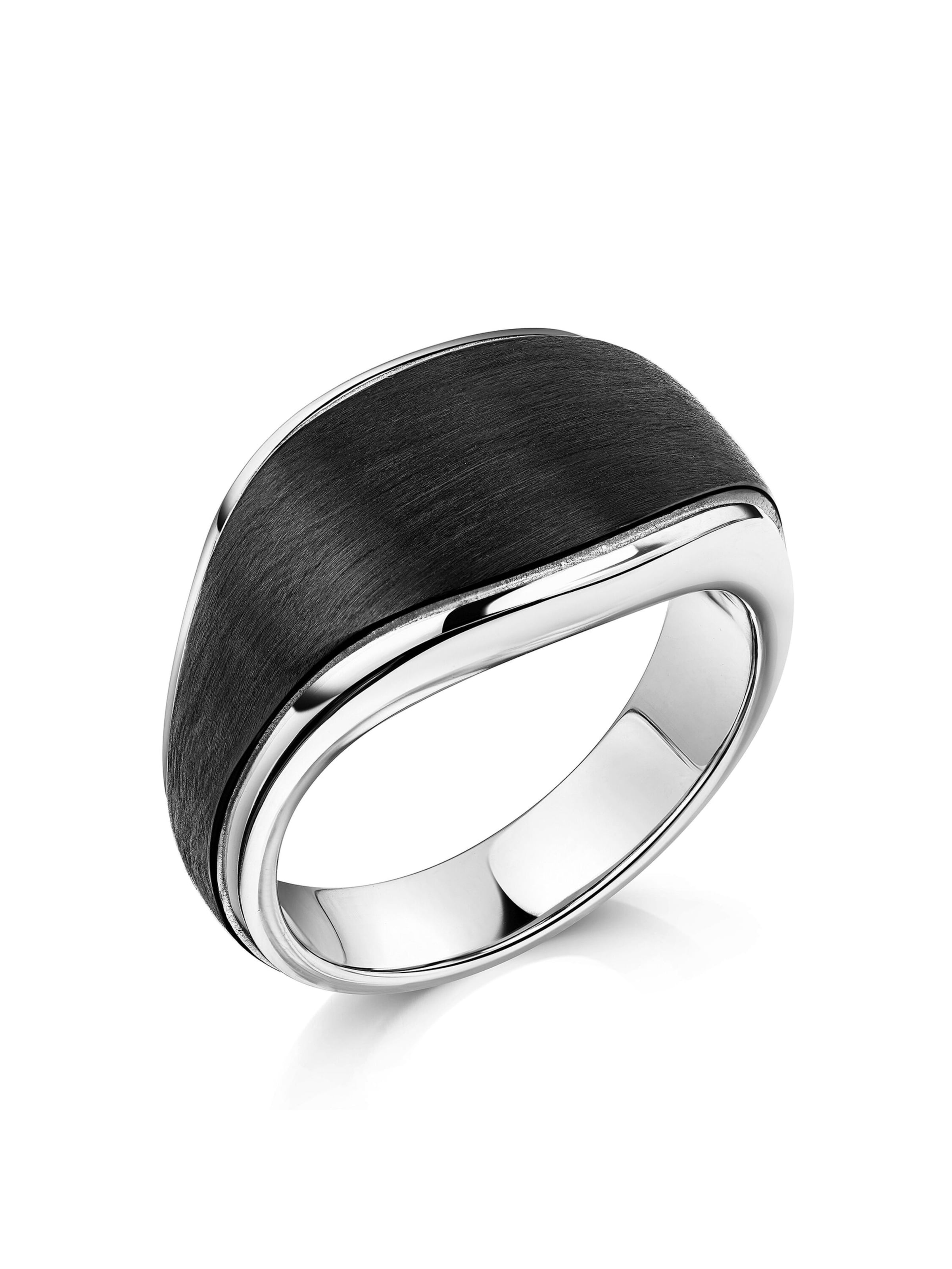 Zeeme Ring in Black: front