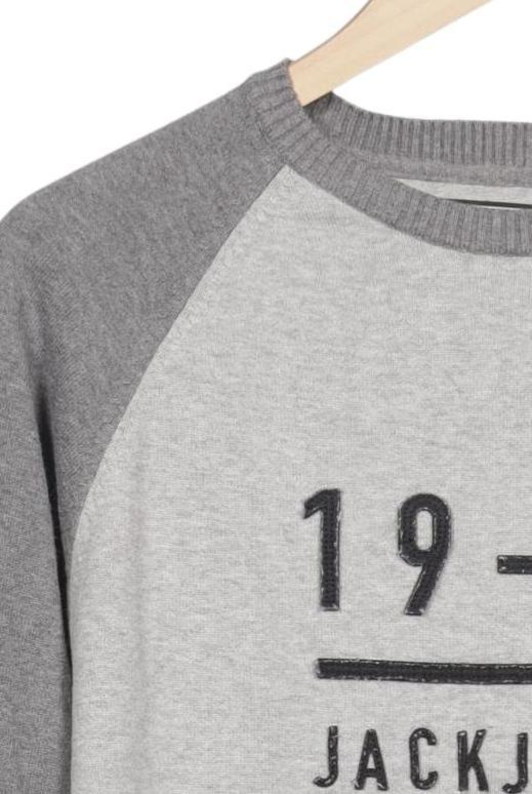 JACK & JONES Pullover L in Grau