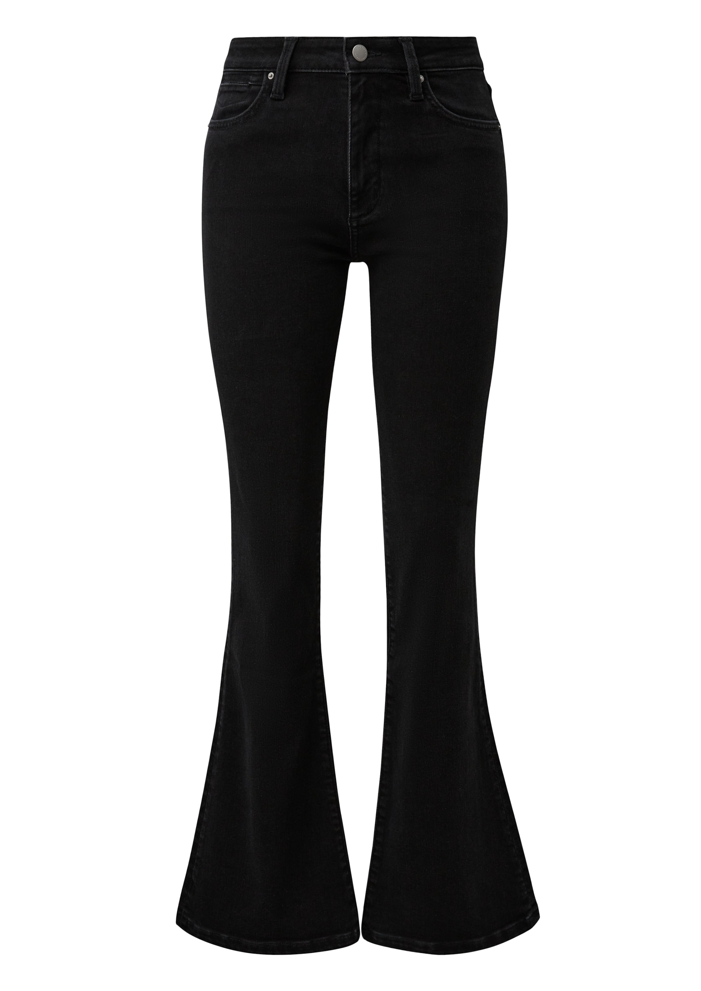 QS Jean 'Reena' en noir, Vue avec produit