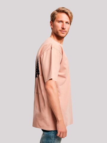 T-Shirt 'Escape Discover the World Forest' F4NT4STIC en beige