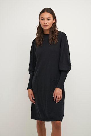Cream Knit dress 'Anva' in Black: front