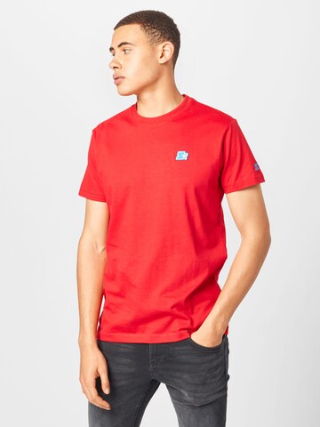 T-Shirt Starter Black Label en rouge : devant