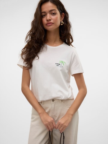 VERO MODA Футболка в Белый: спереди