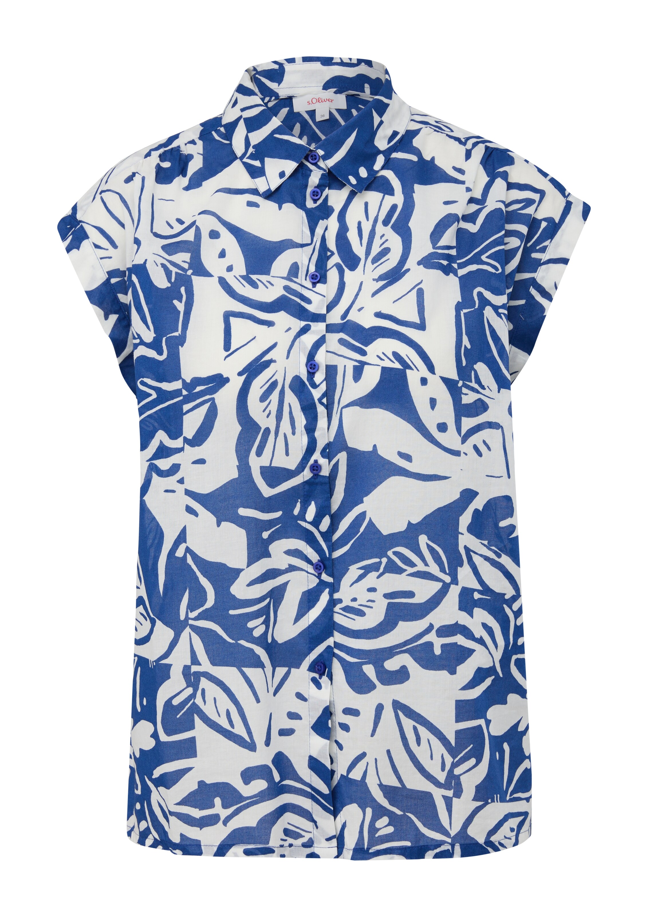 s.Oliver Bluse in Blau: Vorderseite