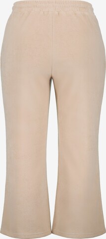 Bootcut Pantalon Ulla Popken en beige