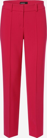 Cambio Regular Pleated Pants 'Farah' in Pink: front