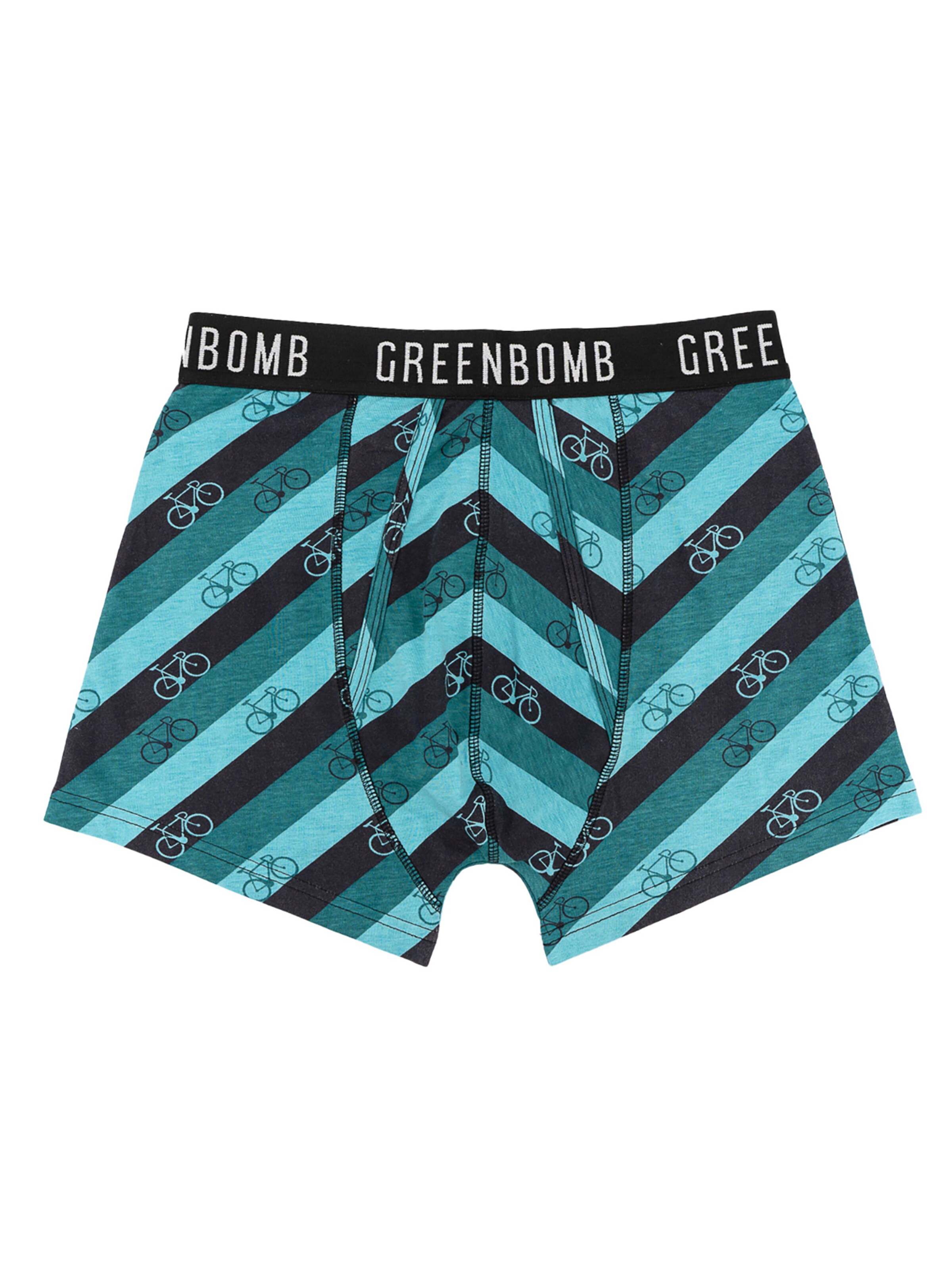 GREENBOMB Boxershorts in Blauw