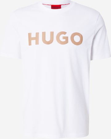 T-Shirt 'Dulivio' HUGO en blanc : devant
