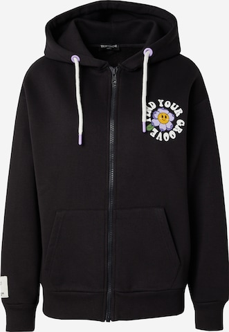 【IONSEOUL】Star Loose Fit Brushed Hood Zip Up 4FM198 Eight2Nine Zip-Up Hoodie in Mint | ABOUT YOU