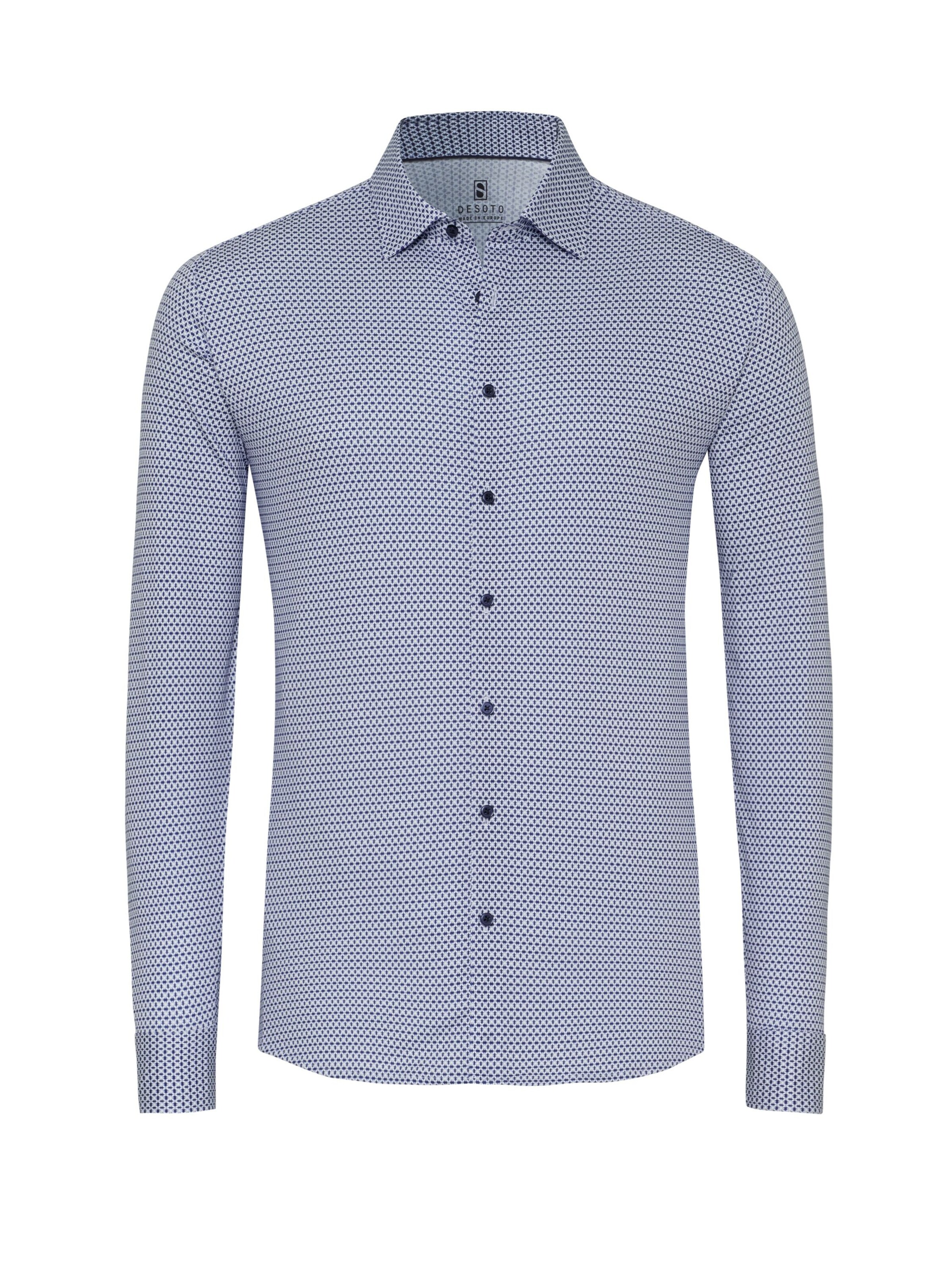 Chemise DESOTO en bleu : devant