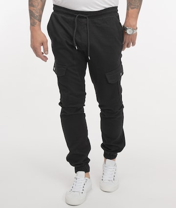 Rock Creek Tapered Cargohose in Schwarz: predná strana