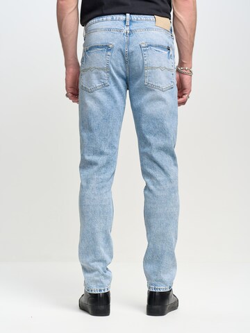 BIG STAR Regular Jeans 'Harper' in Blau