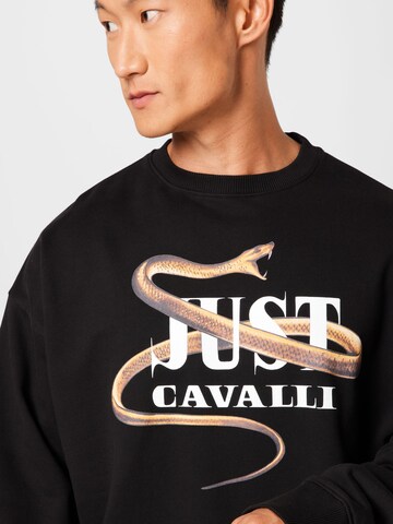 Just Cavalli Bluzka sportowa w kolorze czarny