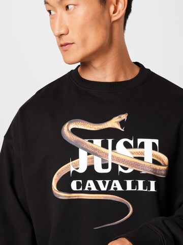 Just Cavalli Sweatshirt i svart