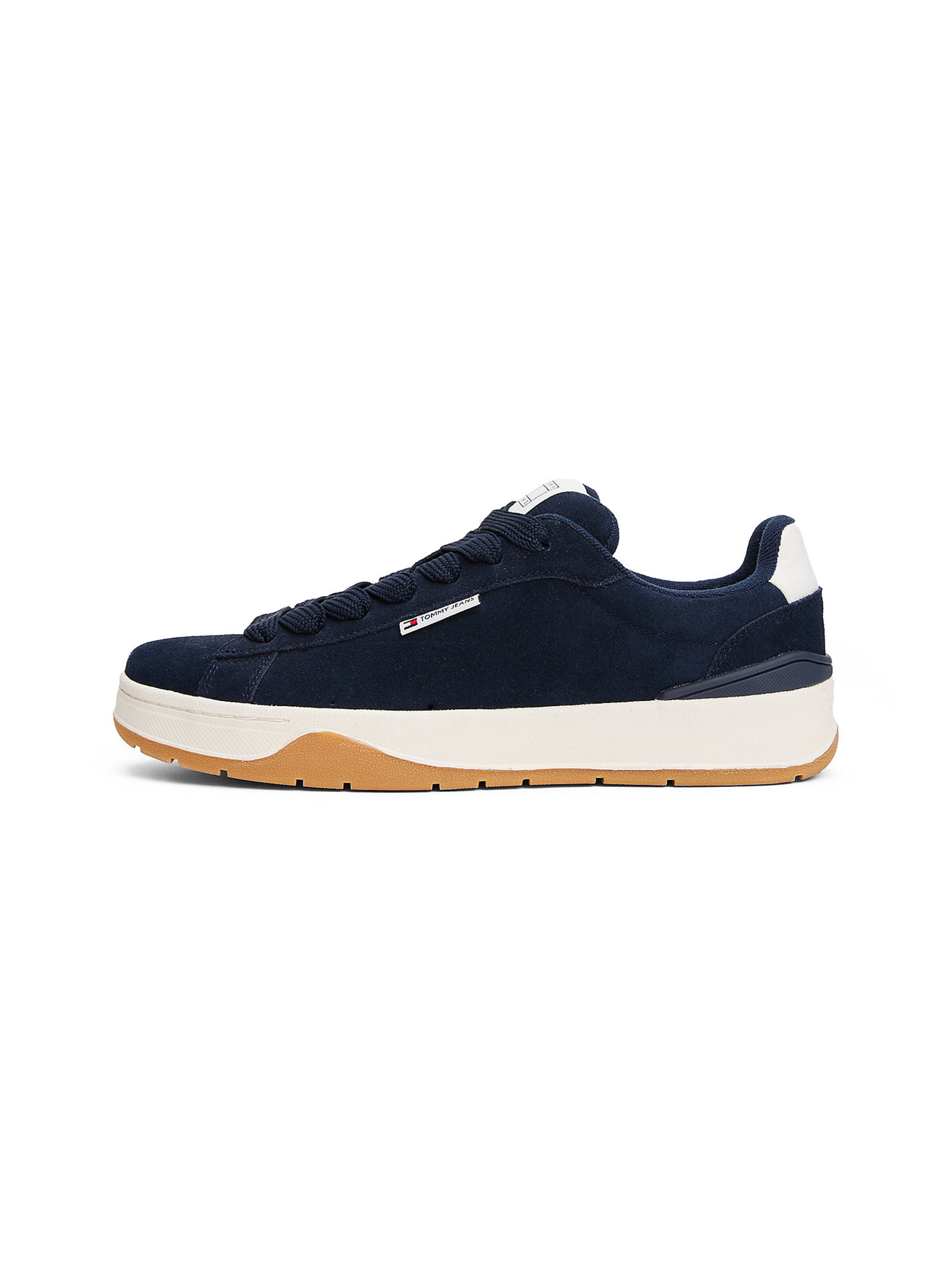 Tommy Jeans Platform trainers in Blue: front