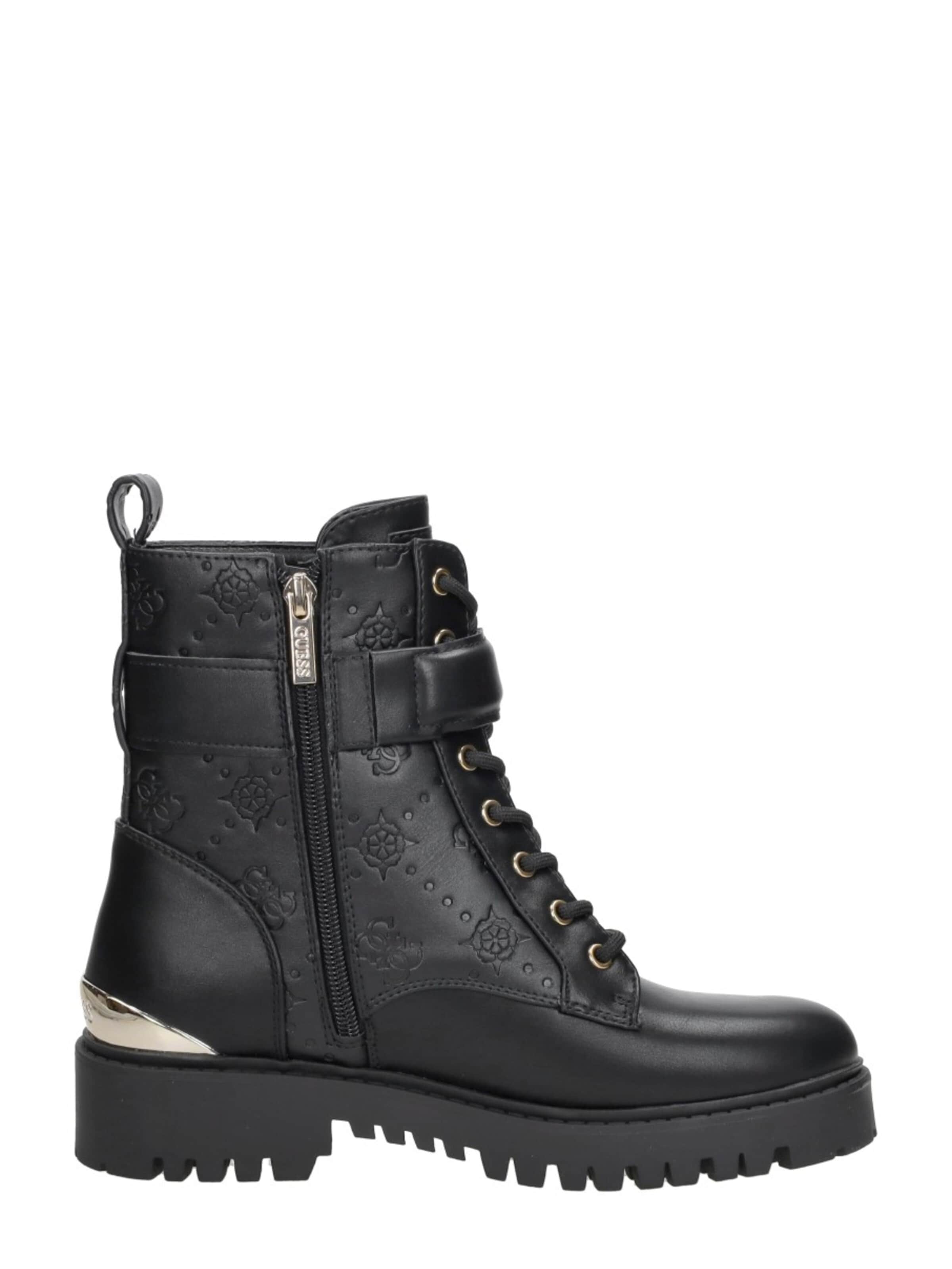 Bottines à lacets 'Oranda' GUESS en noir