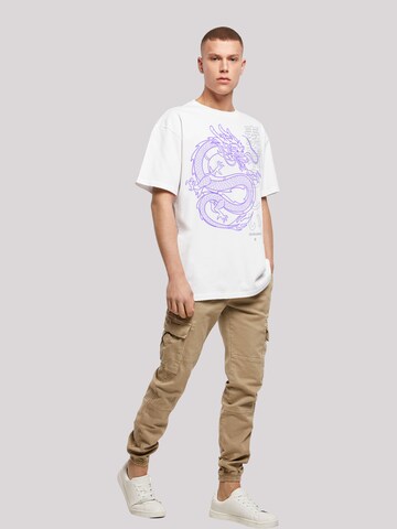 F4NT4STIC Shirt 'Drache Japan' in Wit