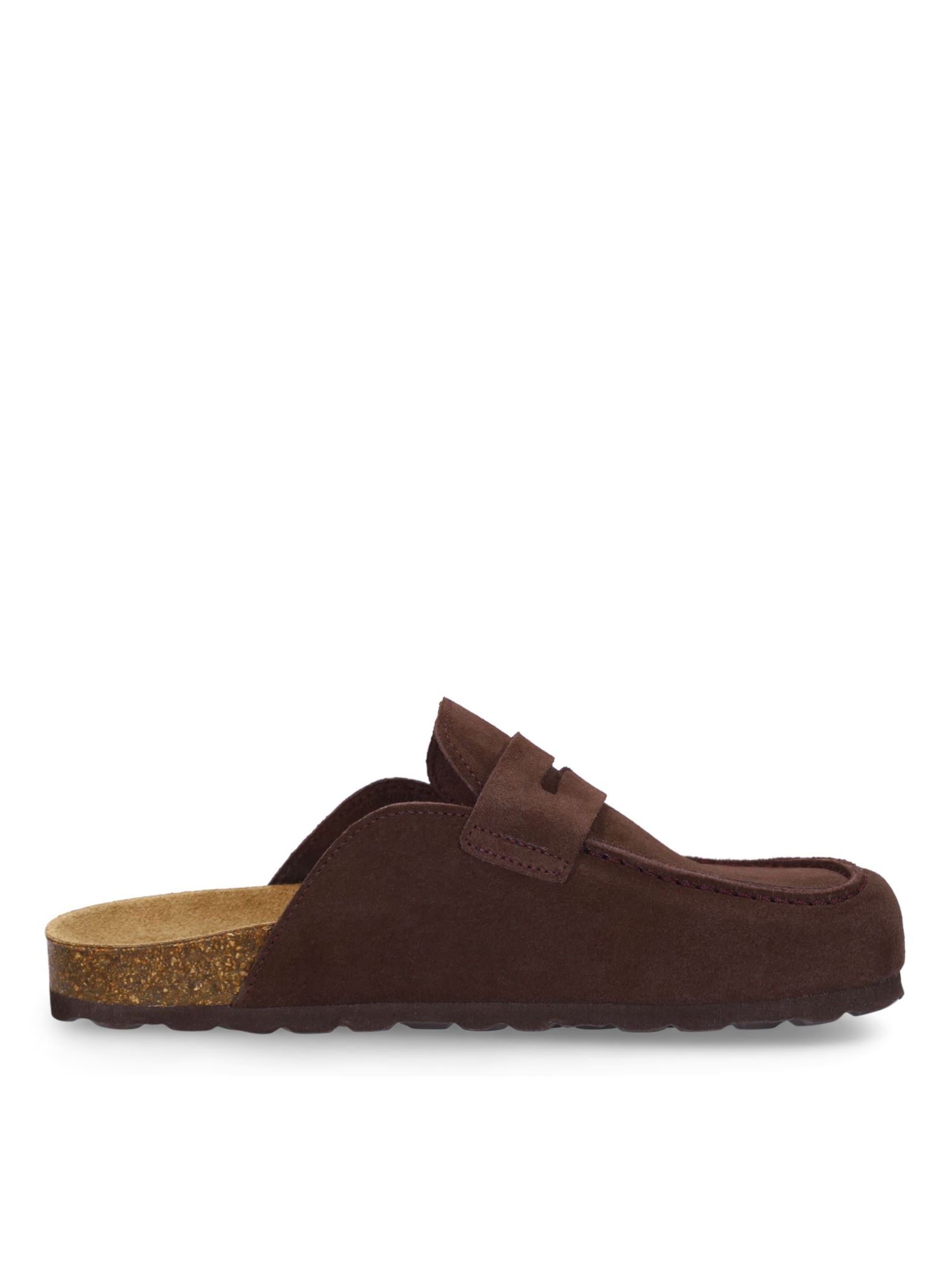 MANFIELD Pantolette in Braun