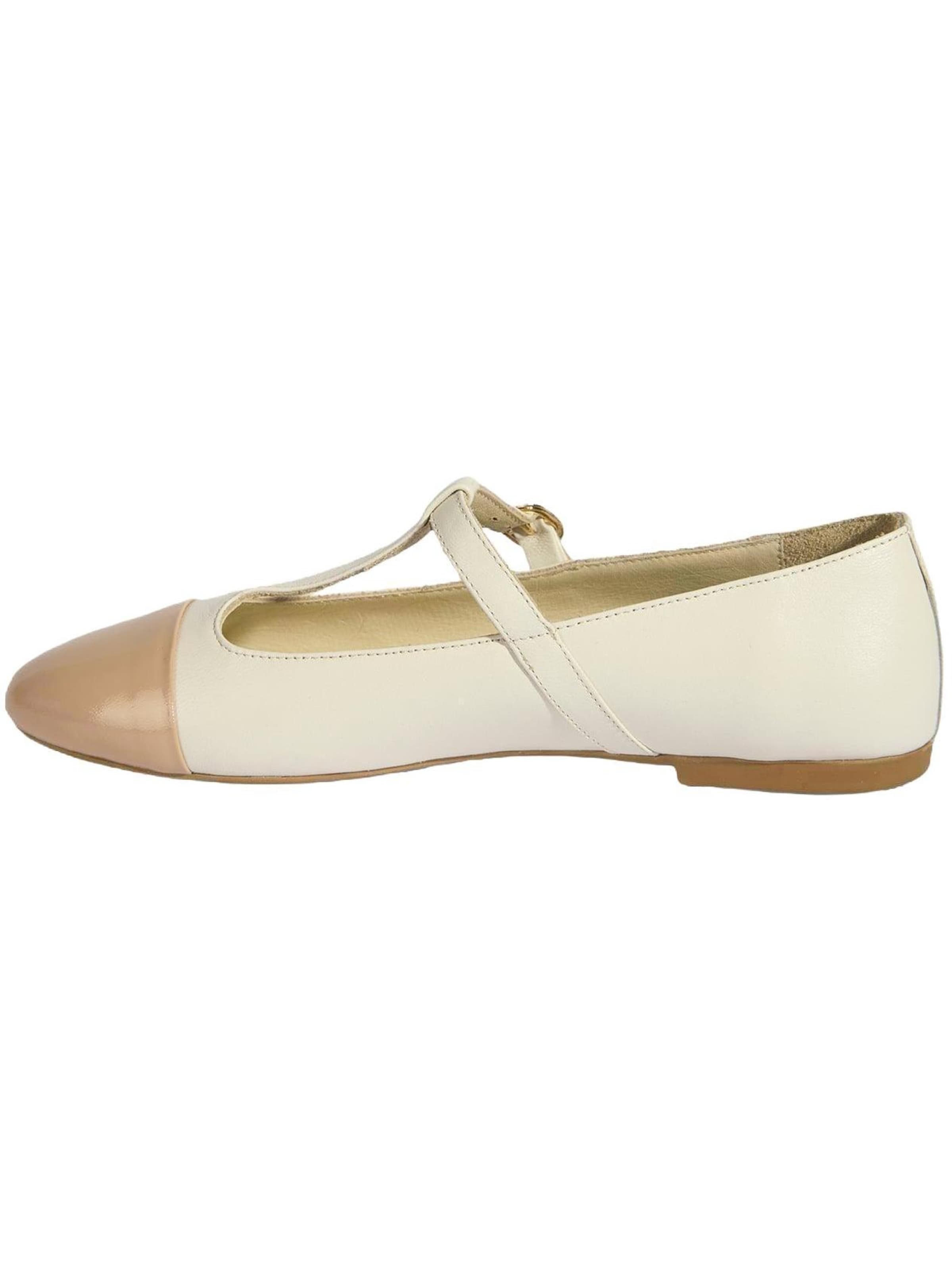 Desa - Bailarina 'Ballettschuhe' en blanco: frente