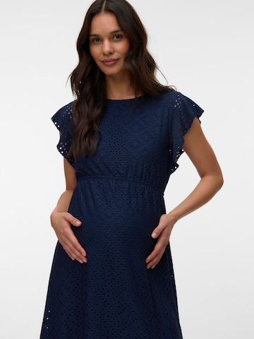 Vero Moda Maternity Obleka 'VMMTassa' | modra barva