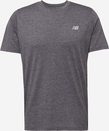 new balance - Camiseta funcional 'Essentials' en gris: frente