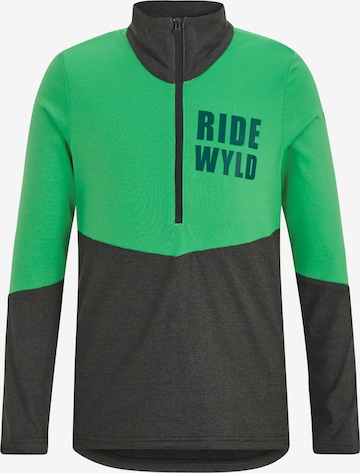 ZIENER Athletic Sweater 'JOKKA' in Green: front