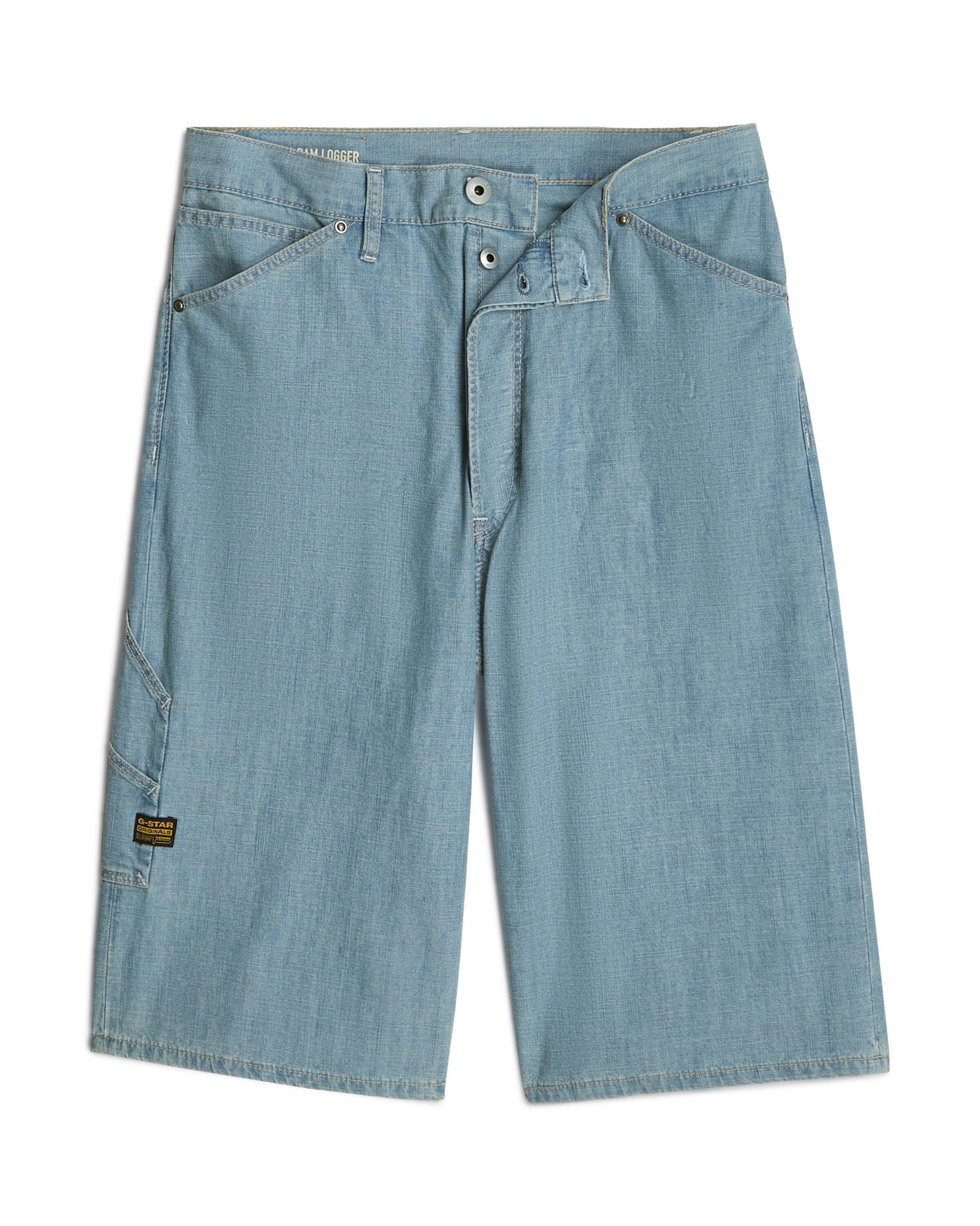 G-STAR Loosefit Jeans in Blauw: voorkant