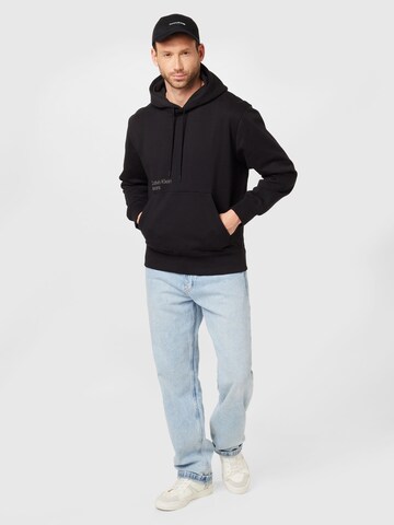 Calvin Klein Jeans Sweatshirt in Zwart