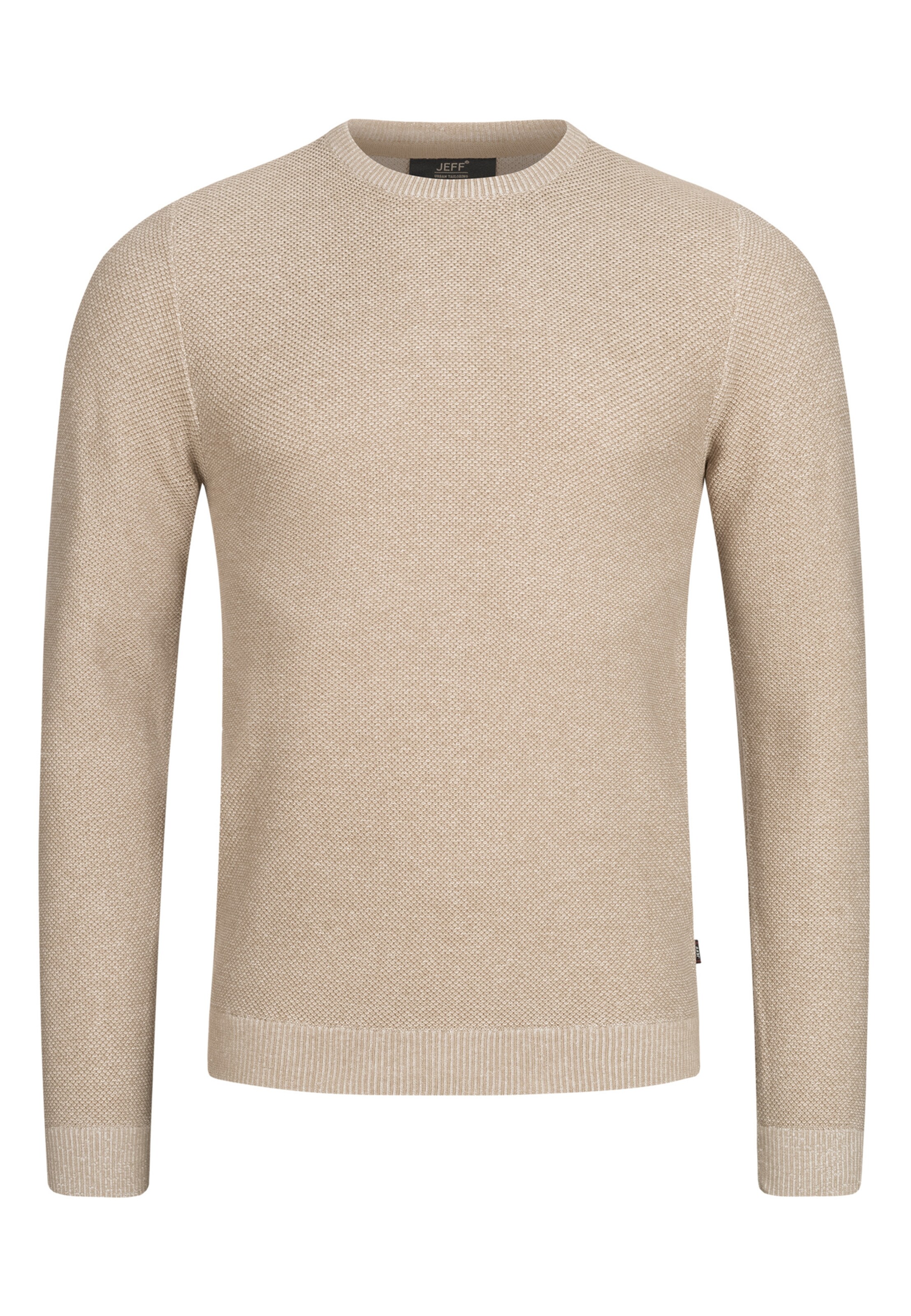JEFF Trui 'Crespo' in Beige: voorkant