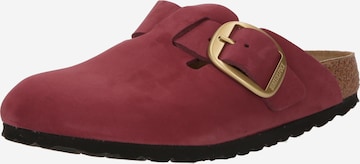 BIRKENSTOCK Klapki 'Boston' w kolorze czerwony: przód