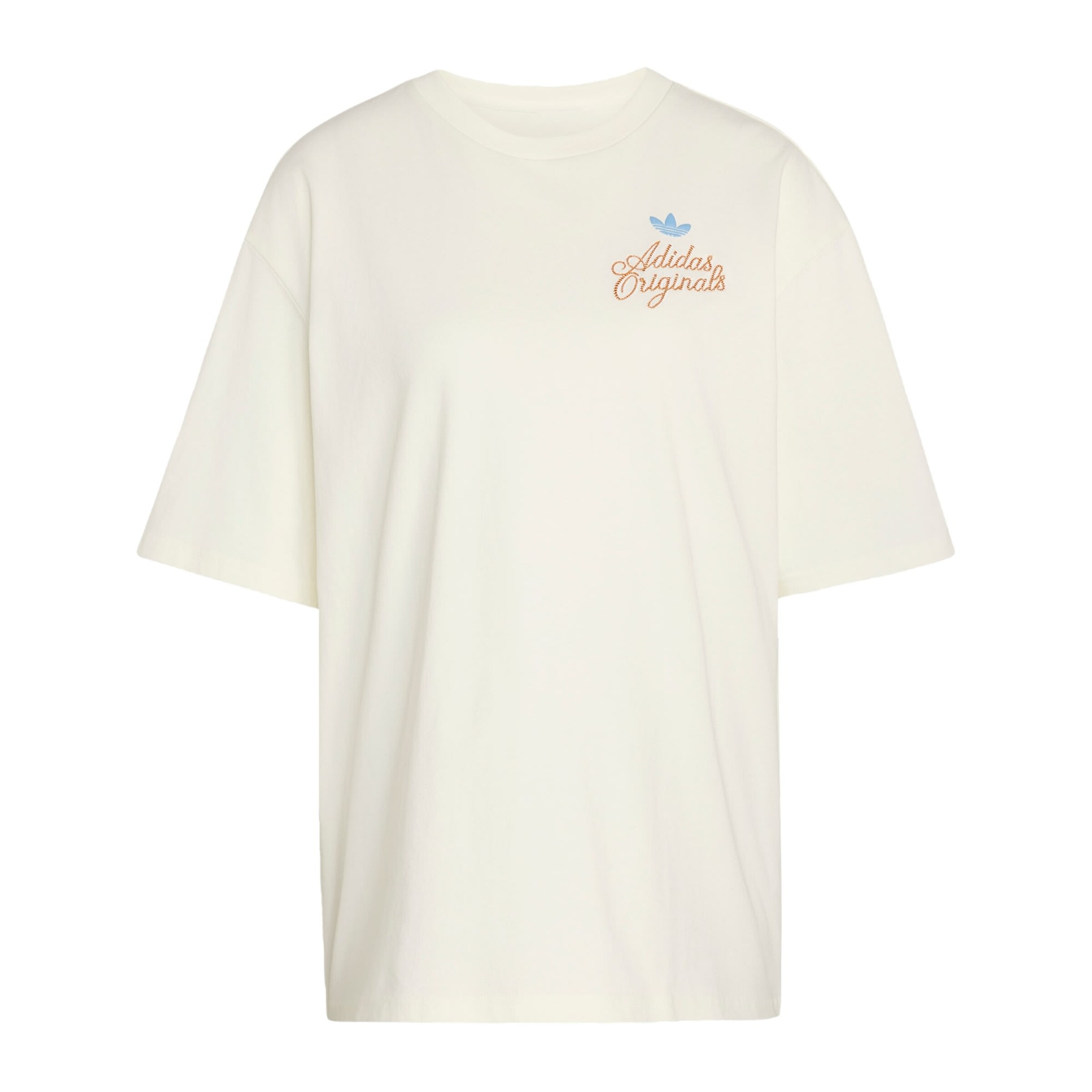 ADIDAS ORIGINALS T-shirt 'Summer Glow' en bleu / blanc, Vue avec produit