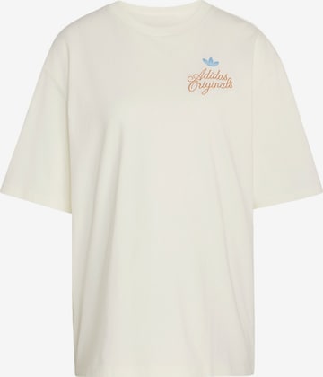 Tricou 'Summer Glow' de la ADIDAS ORIGINALS pe alb: față