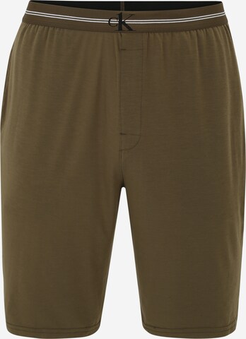 Calvin Klein Underwear Pajama Pants in Green: front