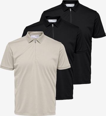 SELECTED Shirt 'Fave' in Beige: front