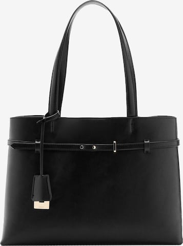 MANGO Torebka 'Dahlia' w kolorze czarny: przód