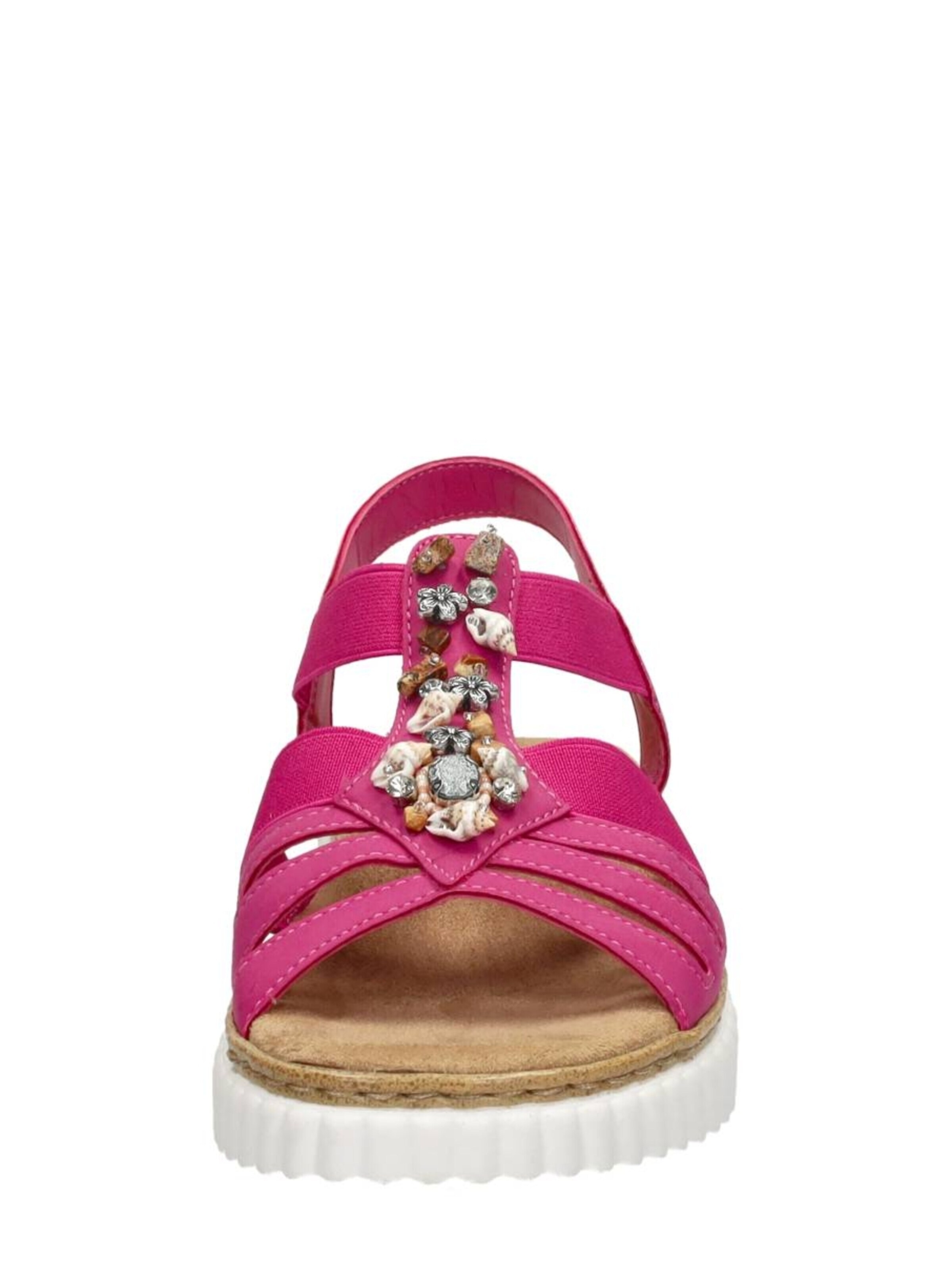 Rieker Sandal 'Sandalen Plat' in Pink
