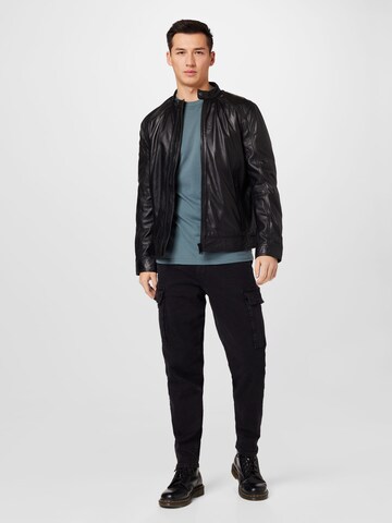 JOOP! Jeans Between-season jacket 'Peel' in Black
