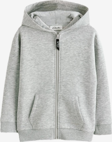 CLARKS Кофта на молнии в Серый: спереди
