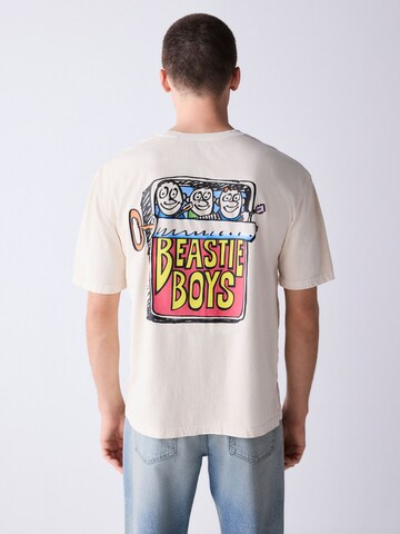 T-Shirt Next en blanc : devant