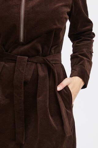 Fransa Shirt Dress 'Mita Dr 1' in Brown