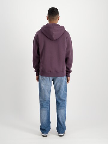 ALPHA INDUSTRIES Ζακέτα φούτερ σε λιλά
